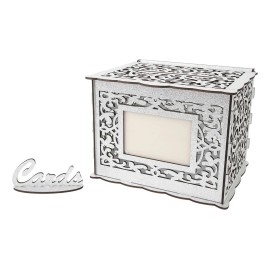 Tarjeta De Boda De Madera Rústica Para Regalos