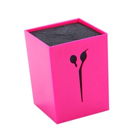 Ipetboom Slots Scissors Holder for Hair Salon Tools Capacity Organizer for Combs Clips and Hairdressing Supplies Rosy Durable Design for Home and Professional Use