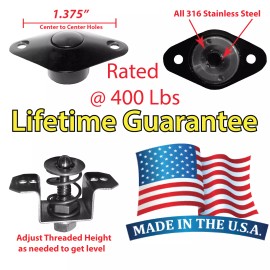 Push Button Latches Large Dzus Fasteners Push Button Latch 7/16 Pro Stock 1.375" Pop Rivet Spacing
