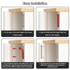 Drawer Magnet Jiayi Door Magnets, 12 Pack Ultra Thin Cabinet