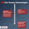 Kozelo 4pcs Socket Head Cap Screws - [M5-0.8 x 125mm]