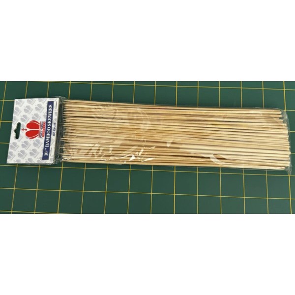 Unbranded Bamboo Skewers 10 Inch 100 Count Quantity 4 Packages