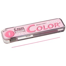 Pilot Color Mechanical Pencil Lead Eno, 0.7mm, Pink, 10 Leads (HRF7C-20-P)