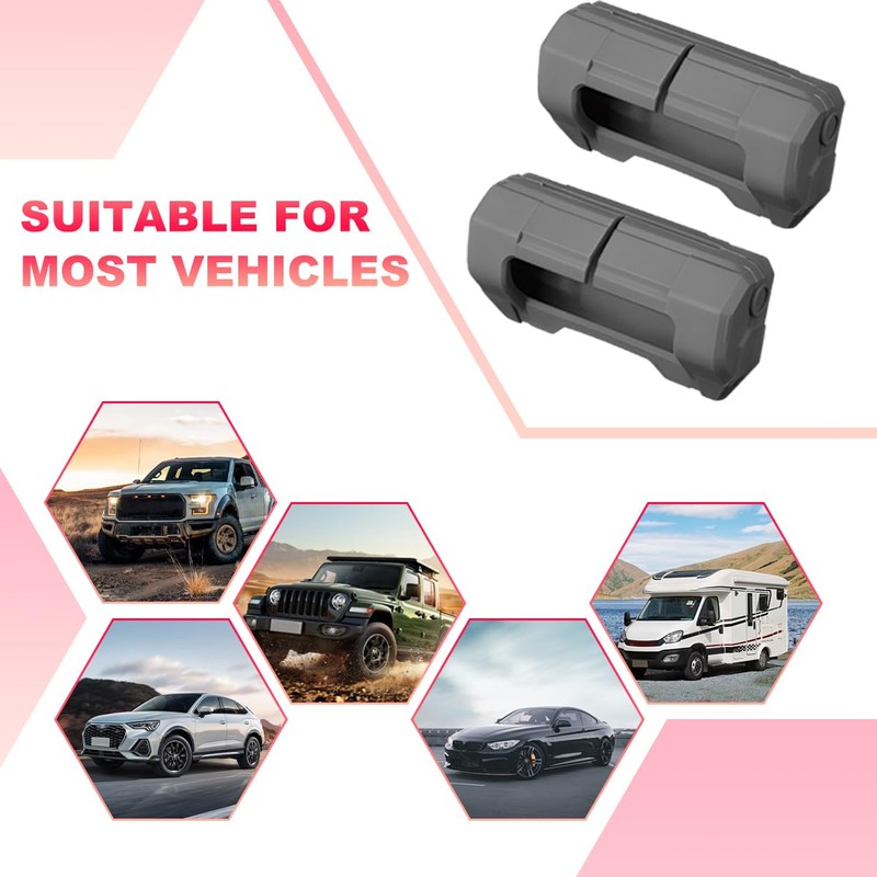 DXNQ 2PCS Car Seat Belt Buckle Covers, Anti-Scratch Silicone Auto