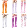 Girls Knee High Socks Gifts Cute Cotton Mid Calf Long