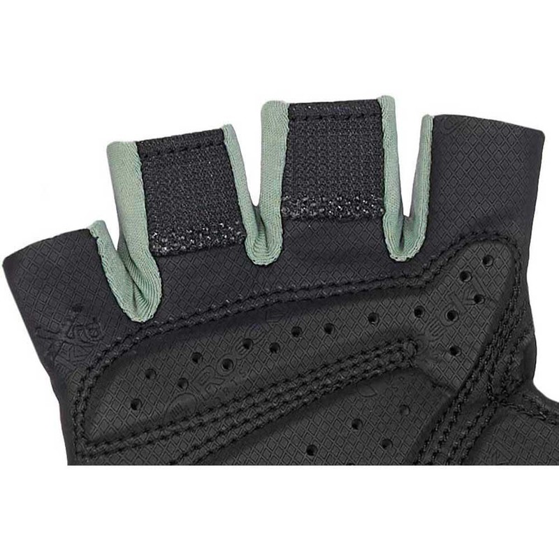 Roeckl Davilla Women's Cycling Gloves Short Green 2023: Size: 7.5
