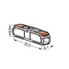 LL-VV Wago 221-2411 Durchgangsverbinder mit Hebel fr alle Leiterarten max.