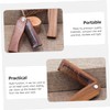 Baluue 1set Folding Wooden Hair Comb Case Portable Beard Accessory