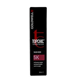 Goldwell Topchic hair dye, 1 tube (1 x 60 ml). 5K Mahogany Copper