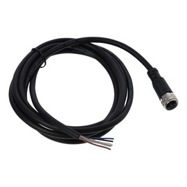 FEIYING Straight Metal Sheathing Plug,M12 Female Straight 5 Pins Connector,Aviation Electrical Wire Cable Connector