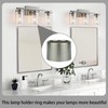 Sgphrzlt 4 PCS Metal Light Shade Ring, Light Socket Shade