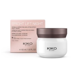 KIKO Milano Bright Lift Night Regenerating Night Cream with Lifting Effect and Sea Collagen