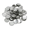 100 Sets Blank Button Badge Parts Set Round Shape Rust
