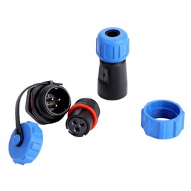 Aviation Plug, IP68 SP13, Electrical Accessory Sockets, Converter 2Pin / 3Pin / 4Pin / 5Pin / 6Pin / 7Pin / 9Pin Waterproof Aviation Connector (3pin)