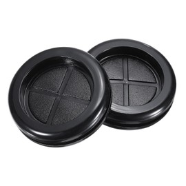 QUARKZMAN Rubber Sleeve Round Mounted on Both Sides, Diameter 38 mm, Inner Diameter 30 mm, Pack of 4 for Cable Protection