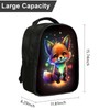 CBETF Fox Backpack for Girls Boys Cute Red Fox School
