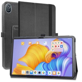 MAMA MOUTH Compatible with Honor Pad 8 Case, Protective Case with High-Quality PU Leather Case for 12 Inch Honor Pad 8 / Blackview Tab 18 Tablet (Not Fit Honor Pad X8), Black