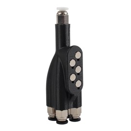 Toaiot 3D Printer Accessories 4-in-1 PTFE Adapter AMS Connectors for X1/X1C/X1E/P1P/P1S: Filament Tube Expansion Port AMS Connect 4 Feeding Modules to Ensure Precision Printing