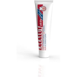 LACALUT Active Tooth Cream, 100 ml Toothpaste, Immediately Noticeable Firming and Strengthening of the Gums, Effective Dental Care & Gum Care, 2 x 100 ml