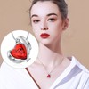 Minicremation Jewellery for Ashes Pendant - Crystal Heart Urn Necklace