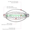 10PCS Stainless Steel Spring Fishing Feeder Bait Cage Holder Tackle