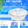 ChlorStar Upgraded Pool Fountain with Remote, 2025 Rechargeable Floating Pool