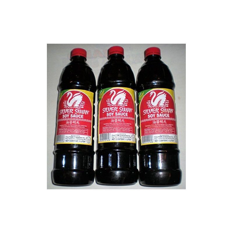 Silver Swan Soy Sauce Pack of 3 1000 Ml Each