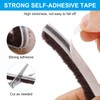 PATIKIL Pile Weather Stripping, Self Adhesive Weatherstripping Brush Fuzzy Door