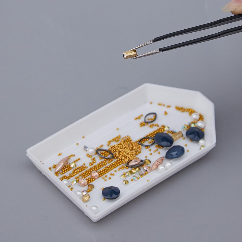 2 Pcs Rotating Rhinestone Picker Pen Set with 12 Wax