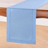 Solino Home Linen Cornflower Blue Table Runner 90 Inches Long