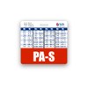 PA-S Badge Buddy Horizontal w/Height & Weight Conversion Charts (Standard,