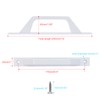 Semetall Barn Door Handle 175mm Hole Center Solid Steel Gate