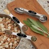 DILISS Magnetic Measuring Spoons Set, Dual Sided, Stainless Steel, Fits
