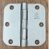 Penrod Interior Door Hinges, Satin Nickel, 3.5 Inch with 5/8