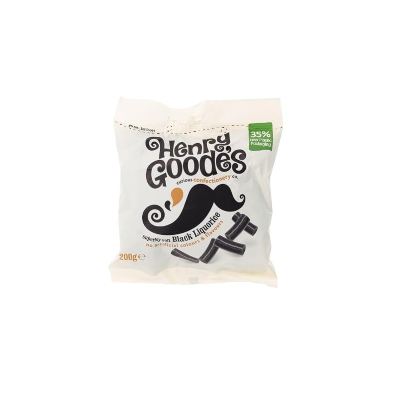 Candyland Henry Goodes Soft Liquorice (200g x 6)