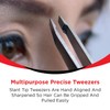 Seki Edge Stainless steel slant tweezers