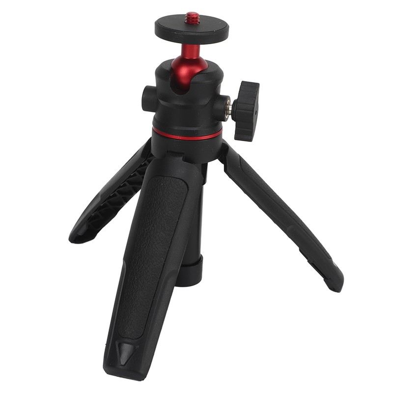 Desktop Camera Tripod with Non Slip Silicone Pad Multifunctional 1/4in