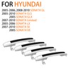 KEVCCE 82651-3K000 4PCS Exterior Door Handles for 2005-2010 Hyundai Sonata