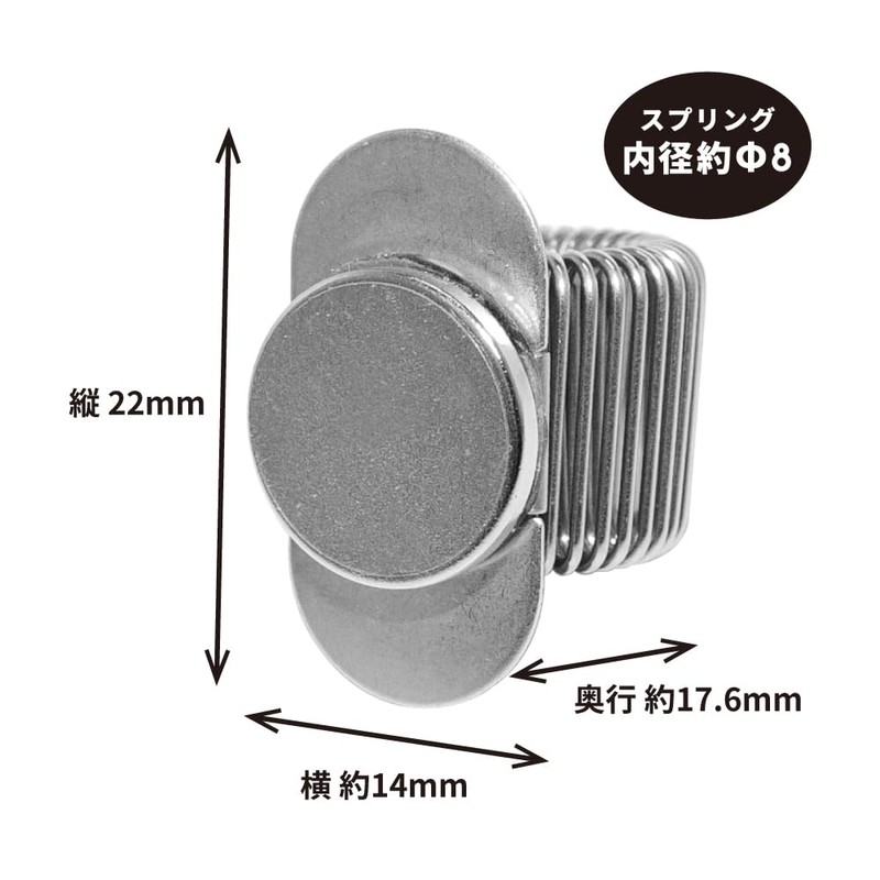 TOHKIN Magnetic Pen Holder PH1-MG-2 Set of 1 x 2