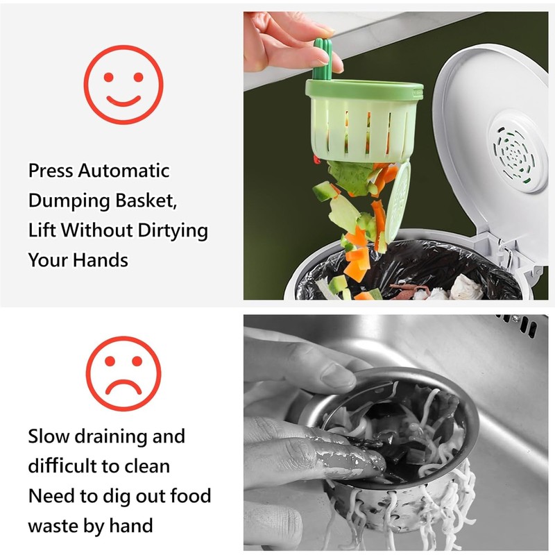 Drain Strainer - Strainer for Sink with Handle, Drain Strainer
