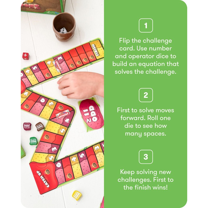 SimplyFun Math’d Potatoes Board Game, Math Game for Kids Ages