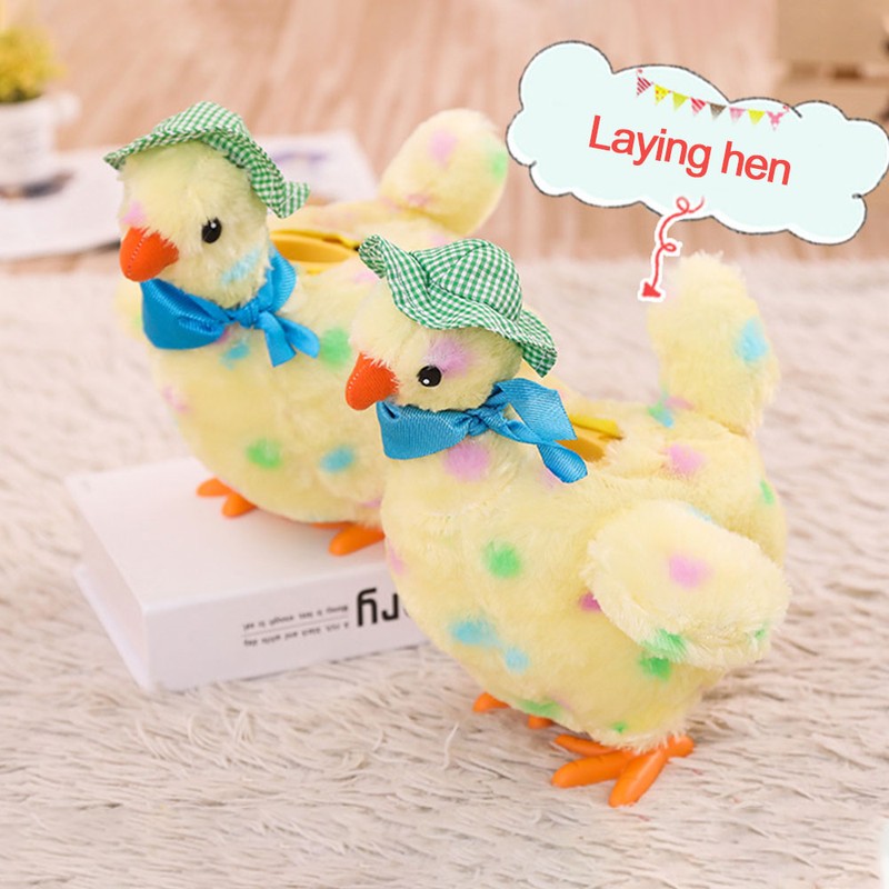 Stuffed Animal Laying Hens Will Lay Eggs Hens Funny Electric