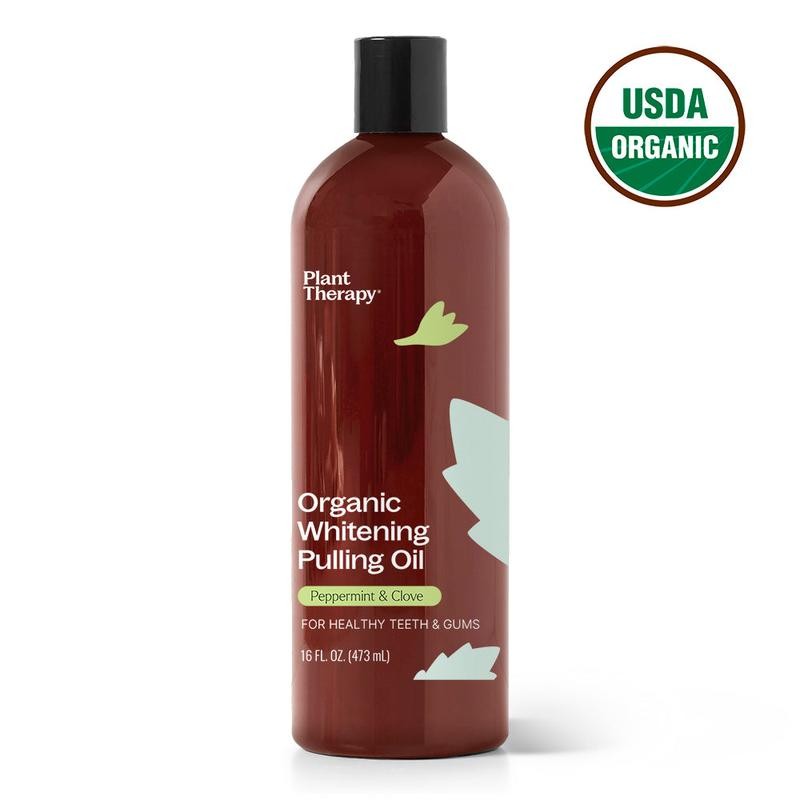 Plant Therapy Organic Whitening Pulling Oil - Size: 16oz