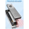 Snblzhef M.2 Solid State Drive Enclosure Dual Protocol External Reading