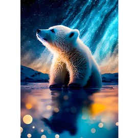 MOGTAA Panda Diamond Art Kits for Adults, 5D Full Drill Diamond Painting Kits for Adults Beginner, DIY Animal Round Diamond Dots for Adults, Gem Art Home Wall Decor 12 X 16Inch