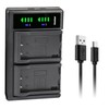 Kastar LTD2 USB Battery Charger Compatible with Olympus BLS-50, PS-BLS50,