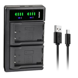 Kastar LTD2 USB Battery Charger Compatible with Olympus BLS-50, PS-BLS50, BLS-5, PSBLS5 Battery, Olympus OM-D E-M10, E-M10 Mark II, E-M10 Mark III, E-M10 Mark IV, OM-5 Mirrorless Camera