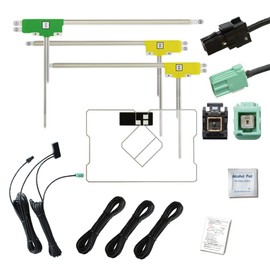 [G6.12-03] High Sensitivity, Full Seg Compatible, Integrated GPS, Terrestrial Digital Film & VR-1 Antenna Cord Set, General Purpose, Compatible Product, Toyota/Daihatsu Dealer Option Navi, Eclipse,