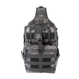 Coolton Tactical Sling Bag, Shoulder Army Molle Daypack, Hiking Hunting Trekking Fishing Tackle Bag