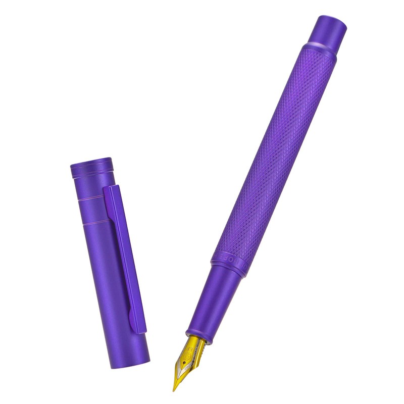Purple Forest Fountain Pen Extra Fine Nib Classic Design with